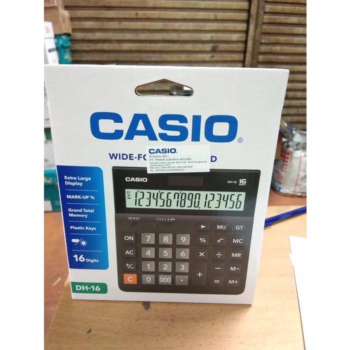 

PROMO! Calculator 16 digit CASIO DH 16 |Kalkulator