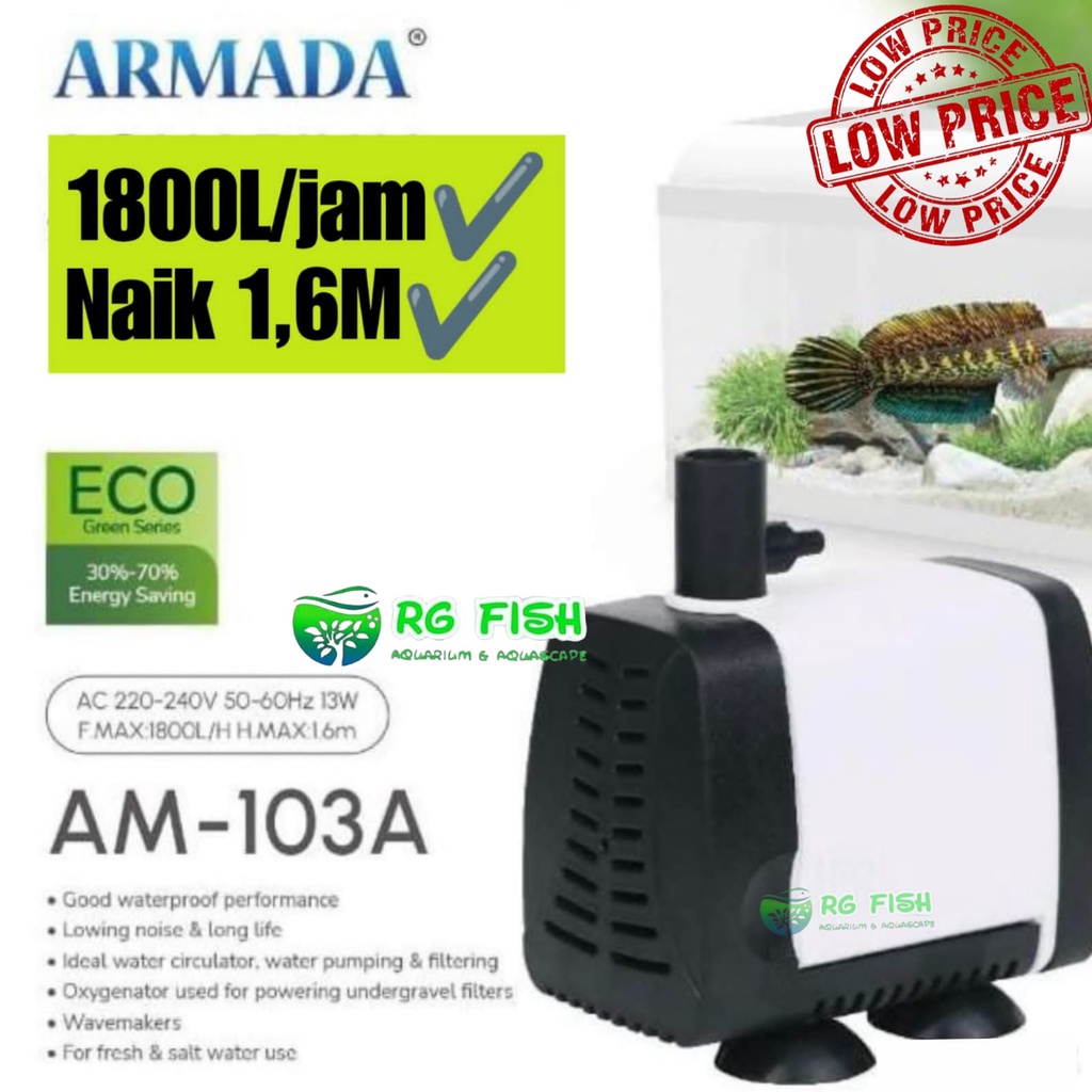 Pompa celup Aquarium Filter Armada AM 103A Armada AM-103A