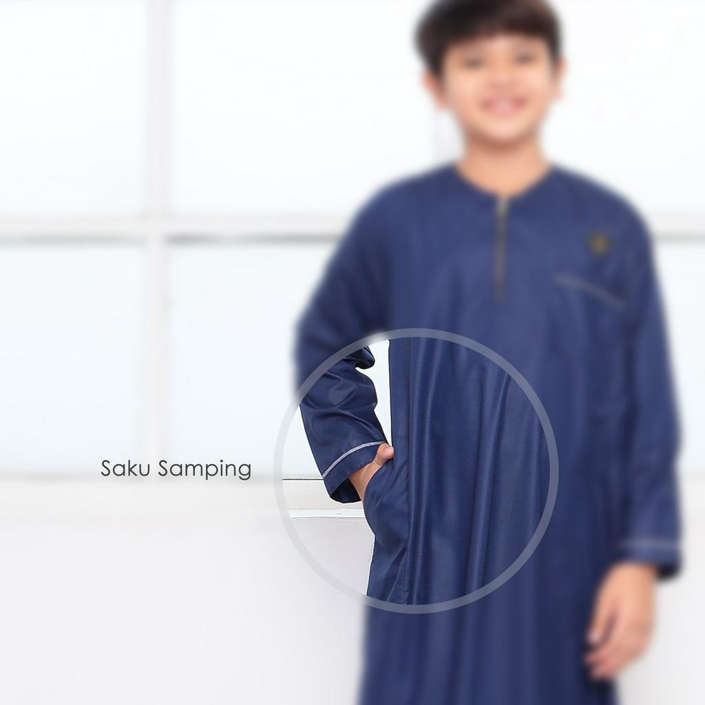 Jubah Anak Laki Laki Casual Lengan Panjang 1-8 Tahun Zaid Series Original Assuffah