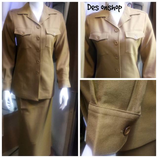 Stelan blazer pns/pemda pangkat rok A