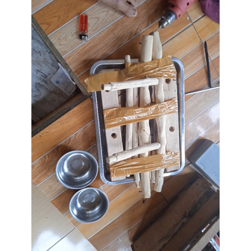 Tangkringan Pangkringan kayu kopi nya bisa di bongkar pasang