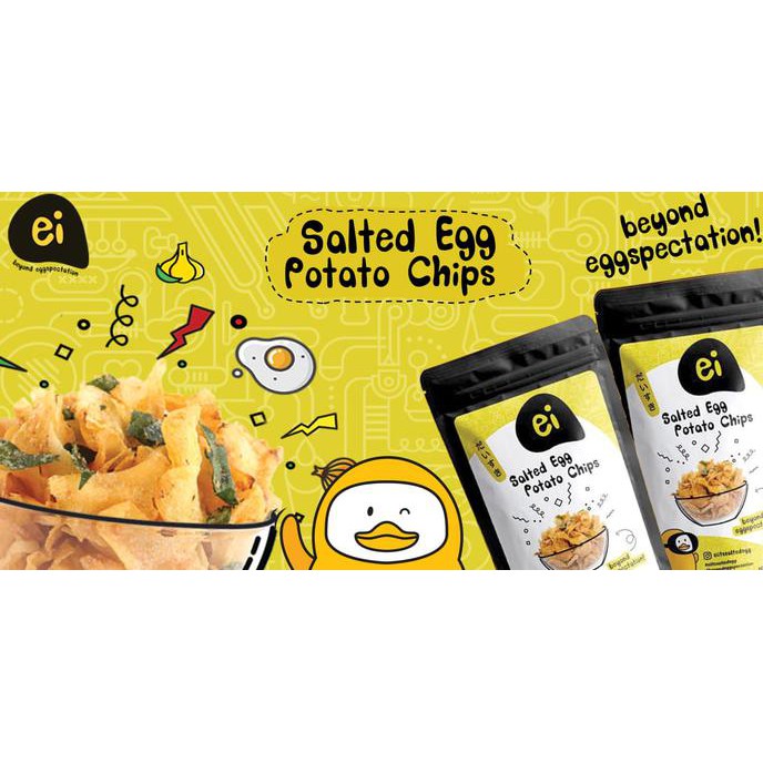 

BIG SALE EI SALTED EGG POTATO CHIPS TERLENGKAP