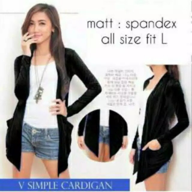 READY CARDIGAN HITAM