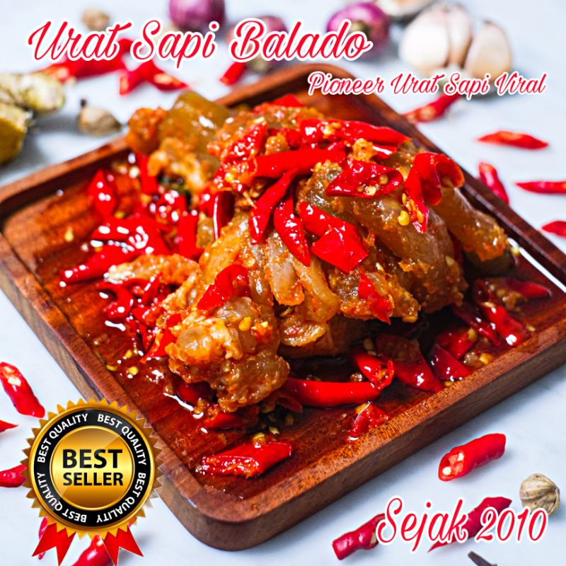 

Urat Sapi Balado Premium sedang