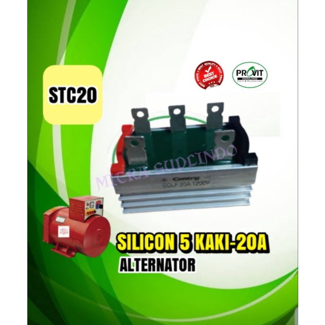 Jual STC20 Silicon 5 Kaki 20A untuk dinamo penggerak-Alternator ...