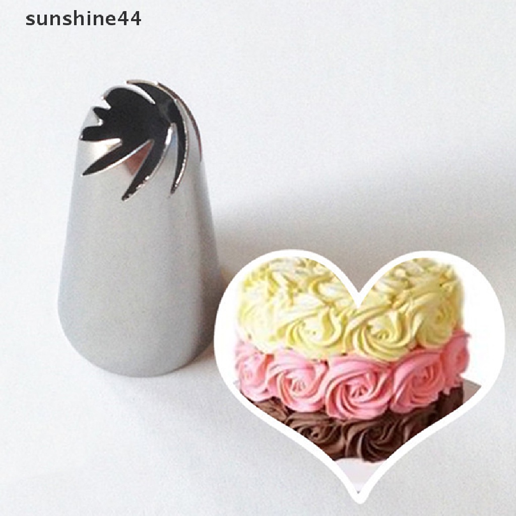 Sunshine Spuit Piping Icing Bahan Stainless Steel Untuk Dekorasi Kue 1823