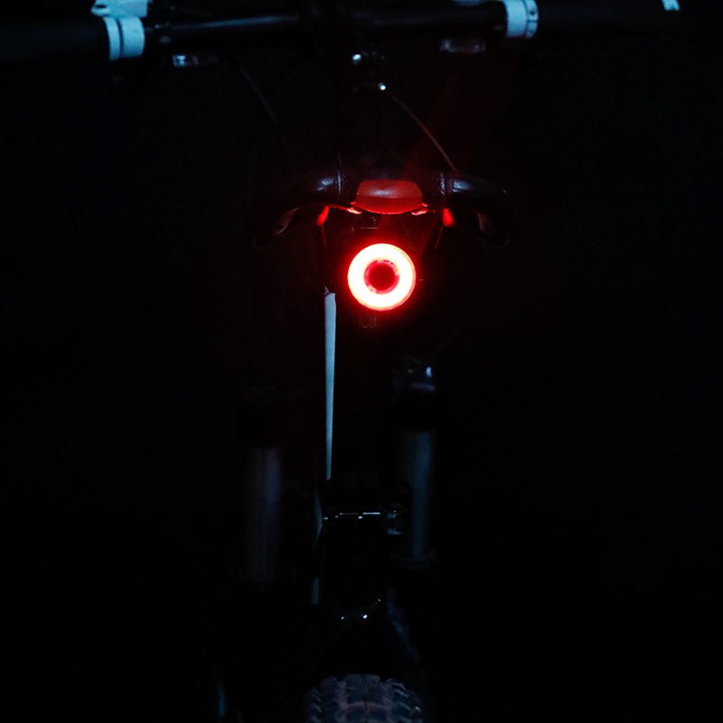 Enfitnix XLite 100 Lampu Sepeda Smart LED Taillight Saddle Mount - Black