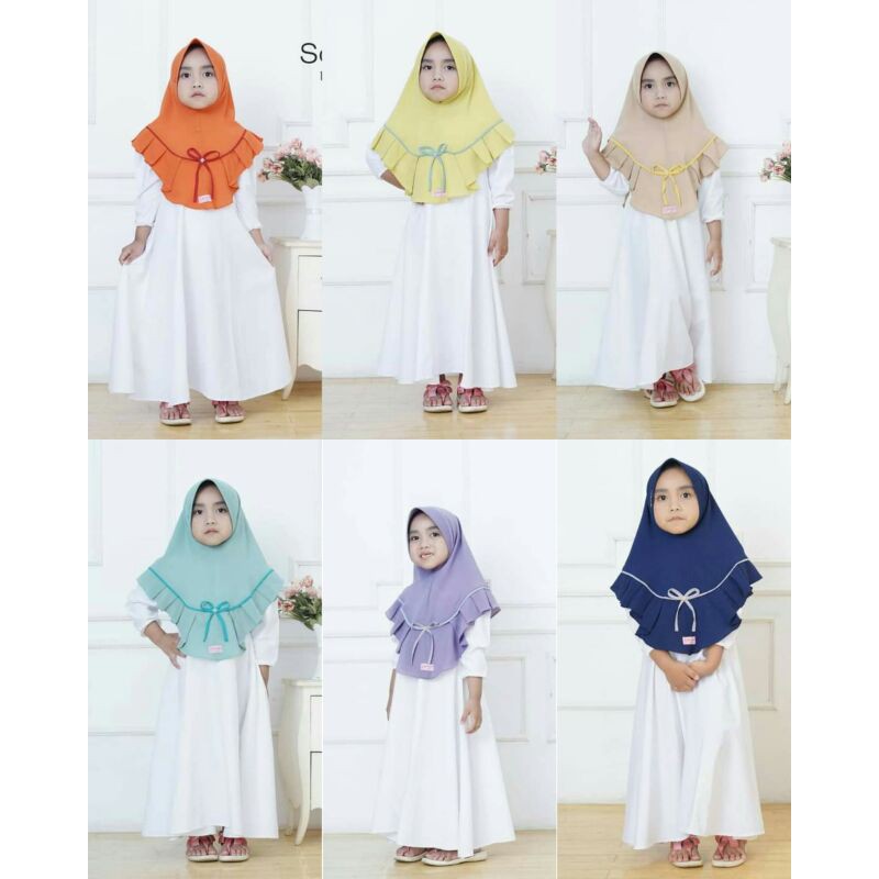SOFIA KIDS ORI BY ELLISA HIJAB / JILBAB ANAK TERLARIS ELLISA HIJAB