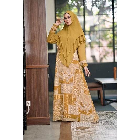promo gamis syari printing