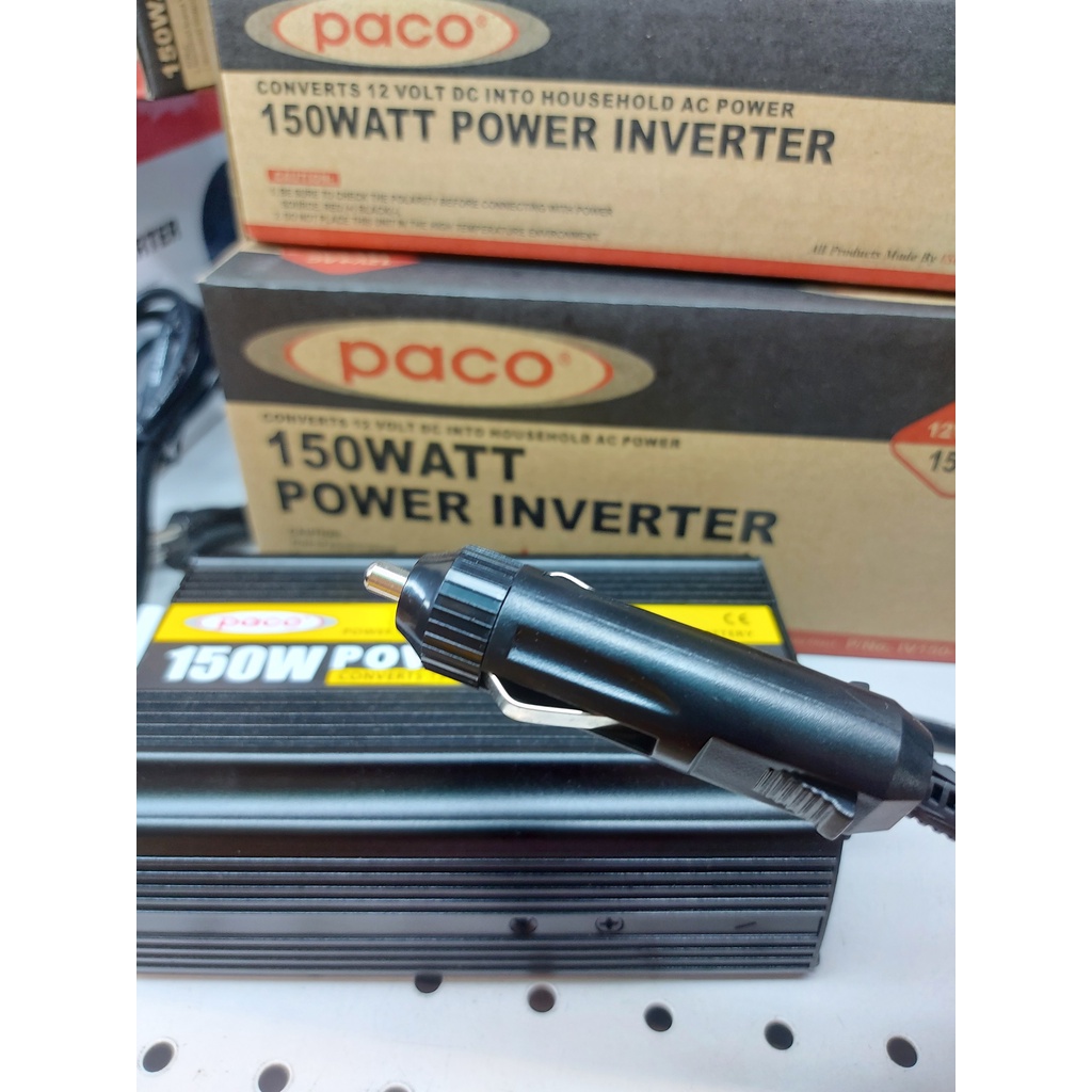 POWER INVERTER 150W / ALAT SUPLAI ARUS LISTRIK  12V / RUBAH LISTRIK DC - AC