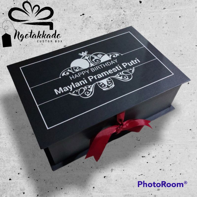 Jual KOTAK KADO/GIFT BOX PREMIUM UKURAN (PxLxT) 30x21x10 BISA REQUEST ...