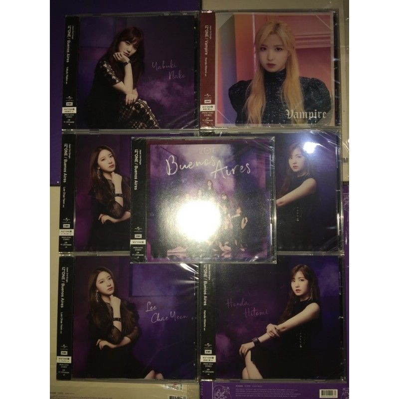 IZ*ONE IZONE JAPAN ALBUM (BUENOS AIRES & VAMPIRE) (CHAEYEON NAKO HITOMI GROUP VERSION)
