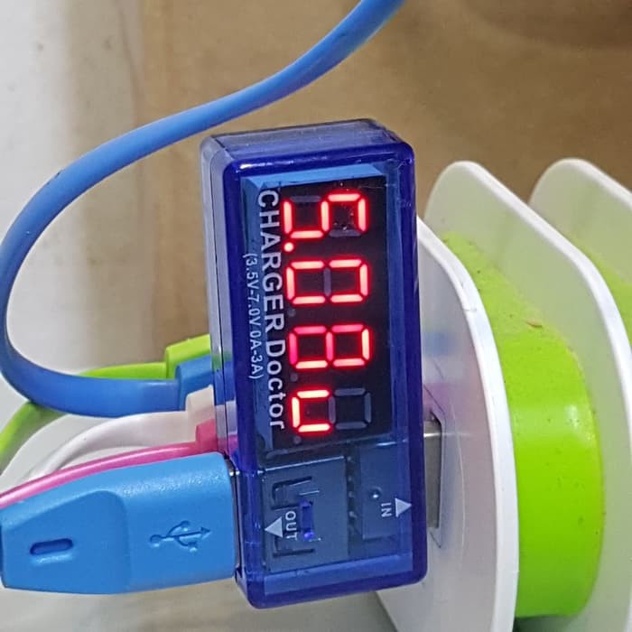 ✔⭕USB Charger Doctor Volt Amp + Fast Charger Cable.