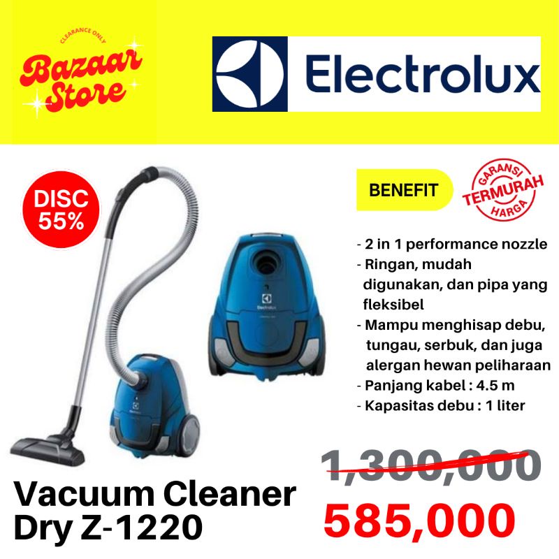 Promo Vacuum Cleaner Dry Z1220 Electrolux Penyedot Debu