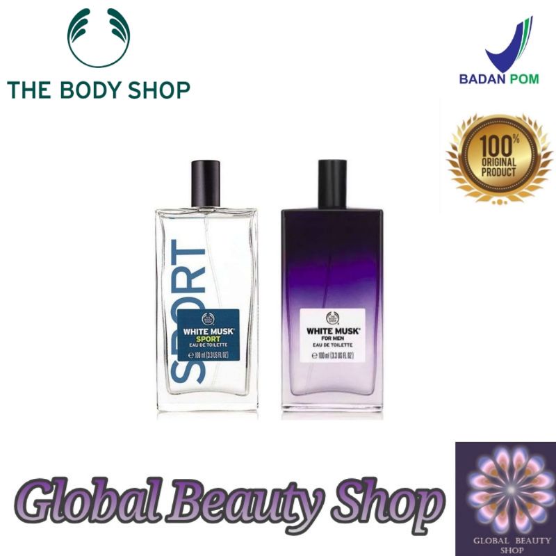 The Body Shop EDT For Men - White Musk - White Musk Sport