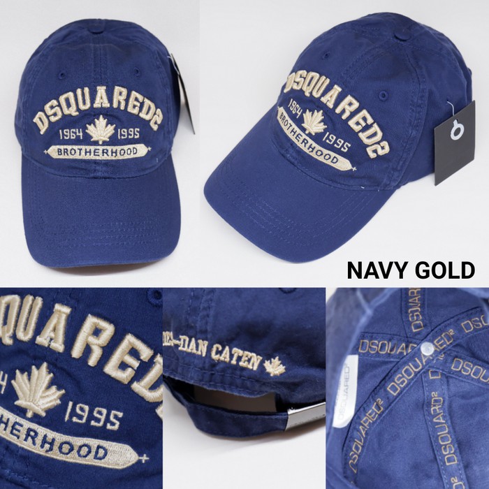Topi gaya / kerja / trendy rossi topi baseball DSQUARED2 brotherhood import premium ( UNISEX &#4