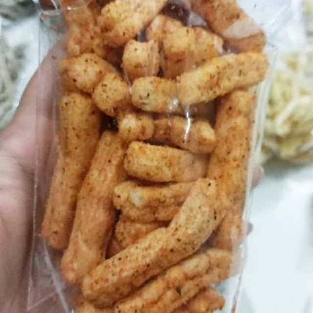 

Kuekering krupuk ikan pedes