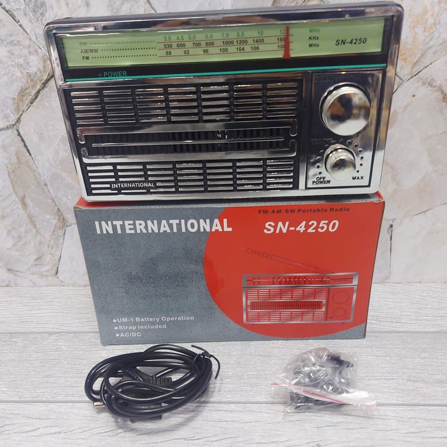 Radio Souness SNI-4250 / Radio antik jadul / Radio Portable SNI 4250