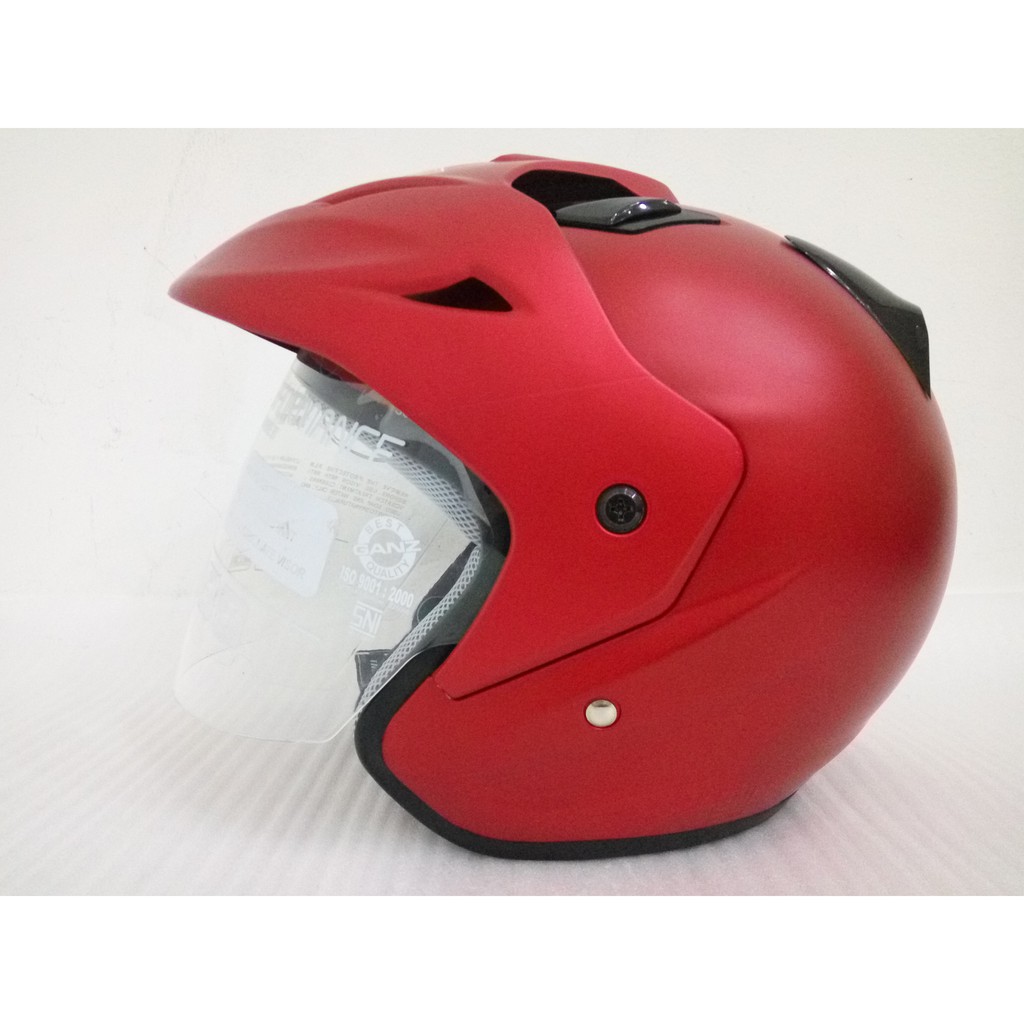 Ganz Helm / Helmet X28 Polos Candy Red Doff VT L