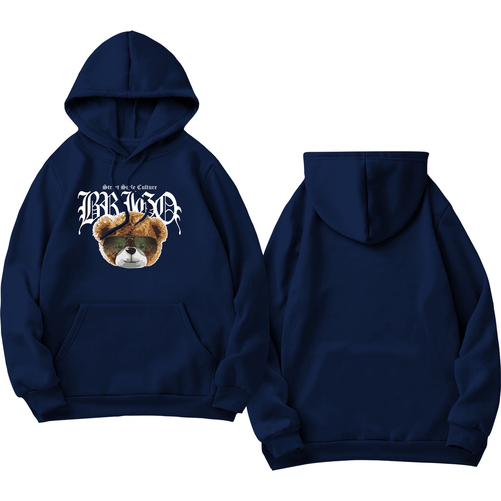 Sweater Hoodie BRIGO Sablon DTF Fleece Cotton || BRIGO Jumper Hoodie Beruang Style Culture  M-XXL (Pria &amp; Wanita) Free stiker&amp;Gantungan Kunci