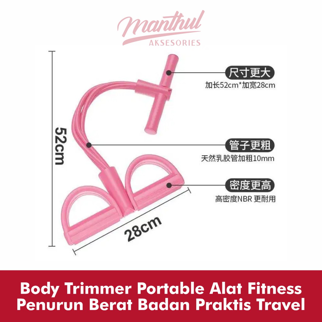 Body Trimmer Portable Alat Fitness Penurun Berat Badan Praktis Travel