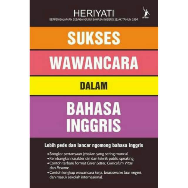 Wawancara kerja guru bahasa inggris