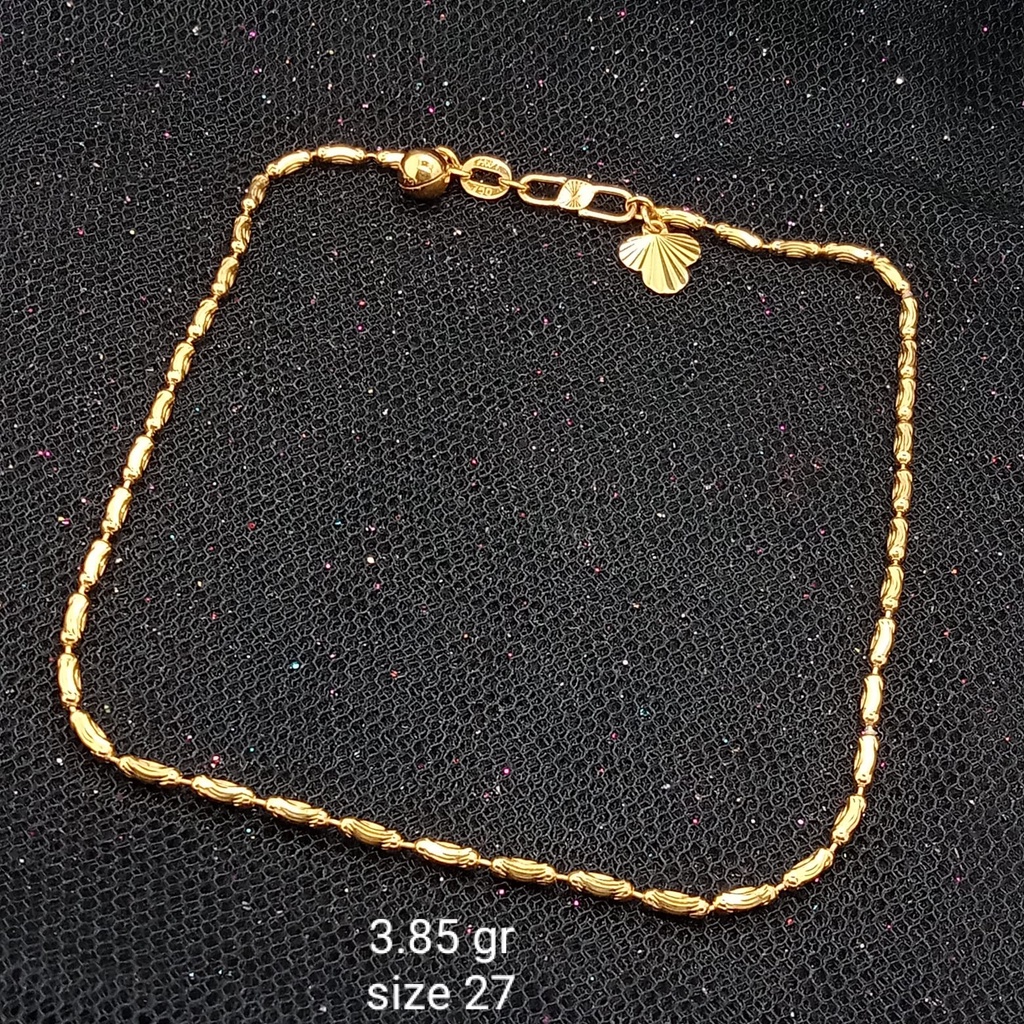 Gelang Emas 17K - kaki 3.85 gr Kadar 750 - 568