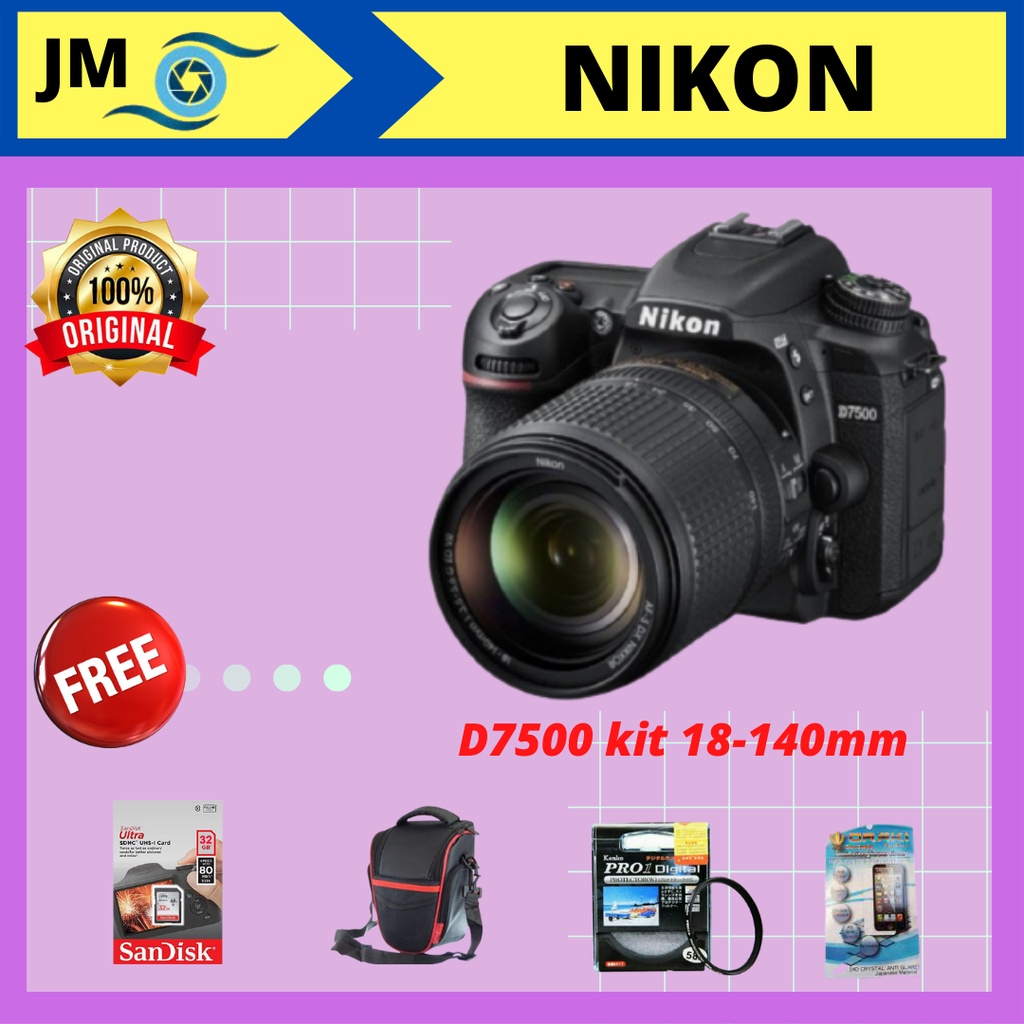 Camera Nikon D7500 kit 18-140MM