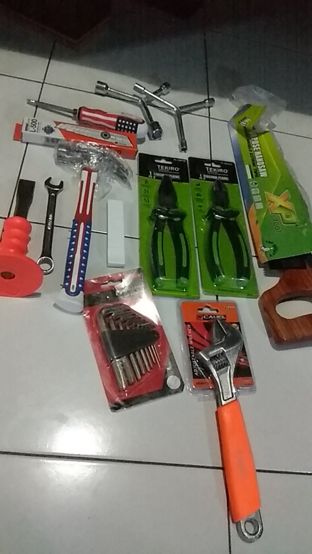 Camel Pahat Beton Pipih 8 Inch Orange - Concrete Flat Chisel 8 Inch Termurah Berkualitas