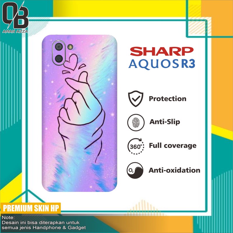 2pcs GARSKIN HANDPHONE SHARP AQUOS R3 COUPLE