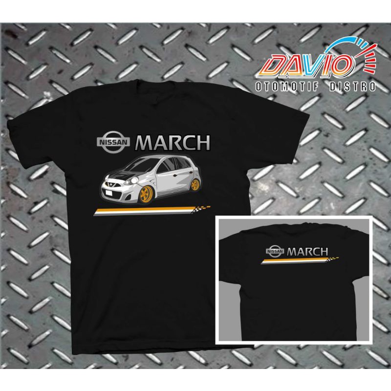 Kaos Nissan march•Kaos Nissan•Kaos march• Kaos murah•Kaos mobil