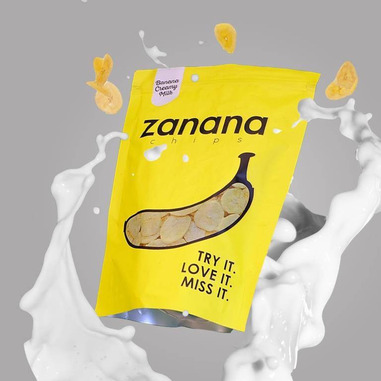 

Zanana - Keripik Pisang 80 gr Cream Milk