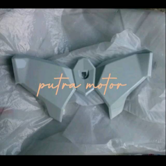 Cover rak laci dasbor kupu kupu cover kontak vario 125 150 led k59 non ori putih