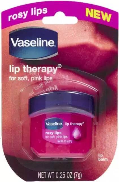 Medan Termurah Mini lip balm Lip Therapy Vaseline rose