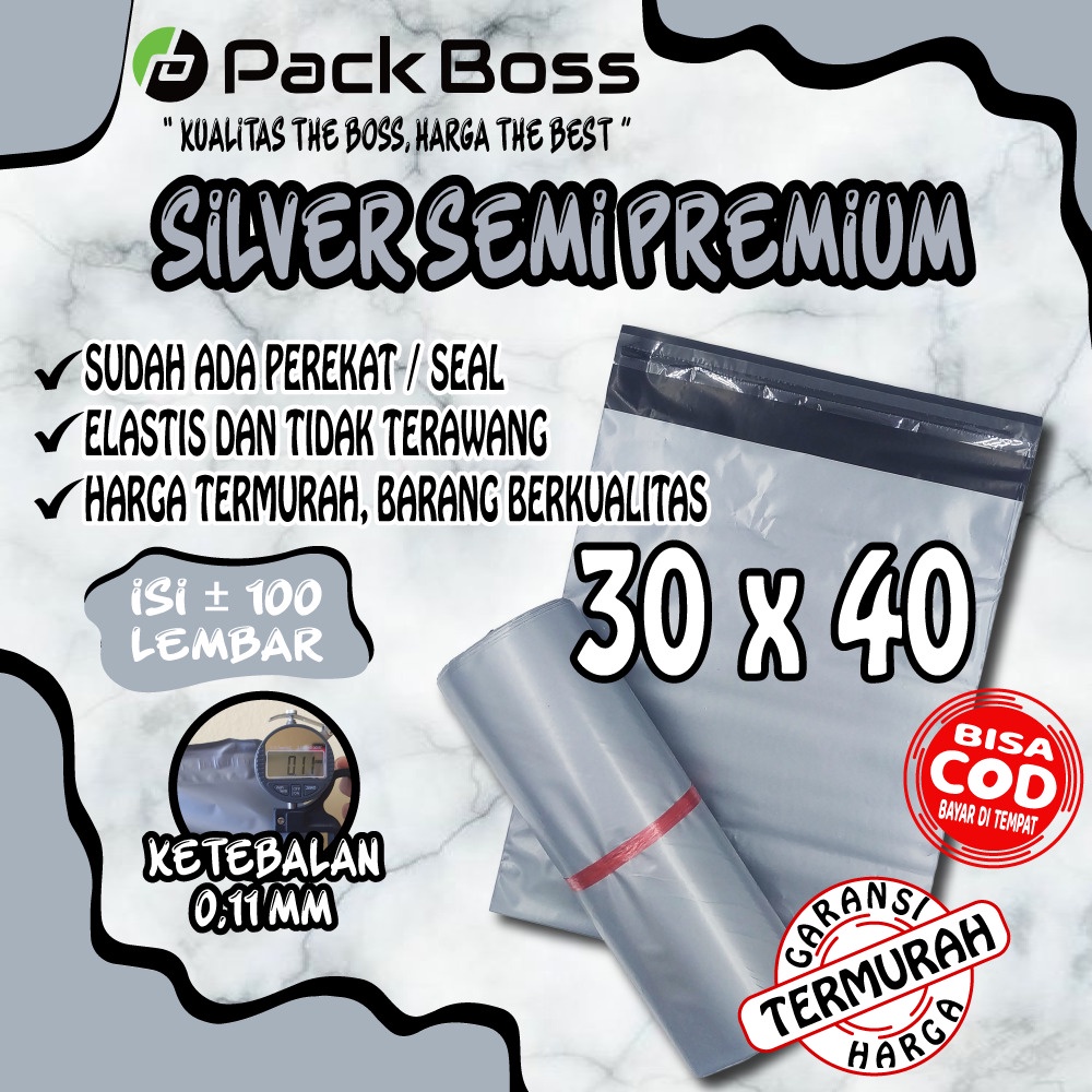 

POLYMAILER PACKBOSS 30x40 ISI 100 PACKING ONLINE RJ4