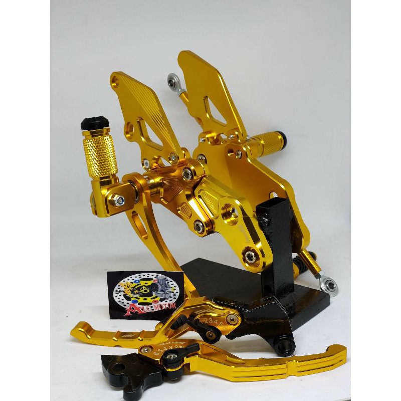 step Underbone plus handle Vixion new Vixion old xabre R15 step lipat gold edition