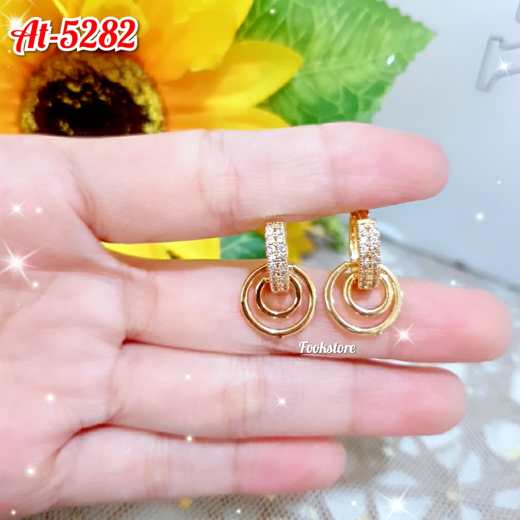 ANTING CLIP KOREA PERHIASAN XUPING WANITA ANTI ALERGI