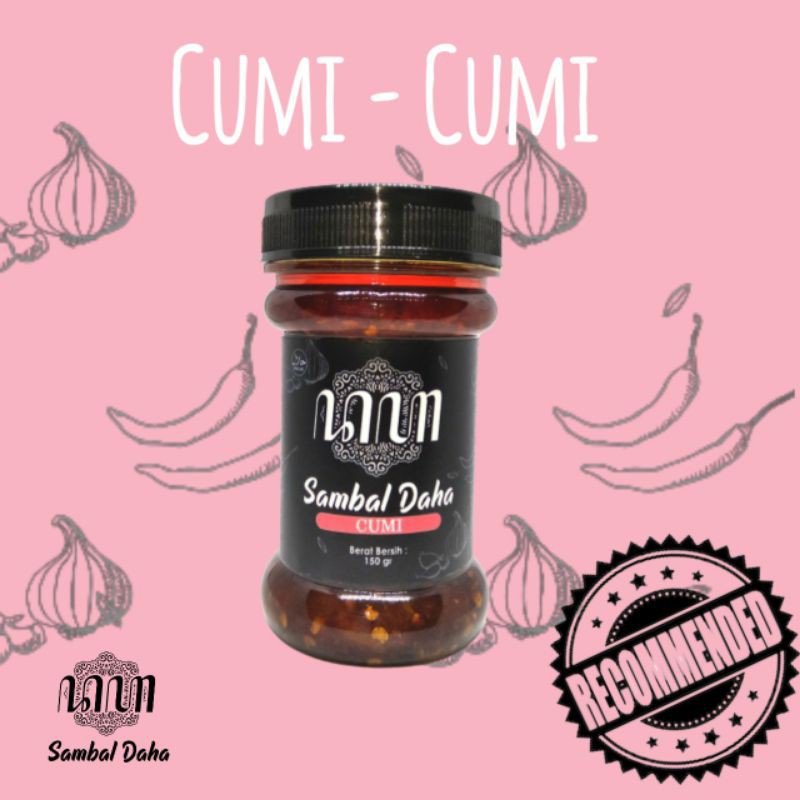 

SAMBAL KEMASAN/SAMBAL BOTOL/SAMBAL CUMI-CUMI 150 gr