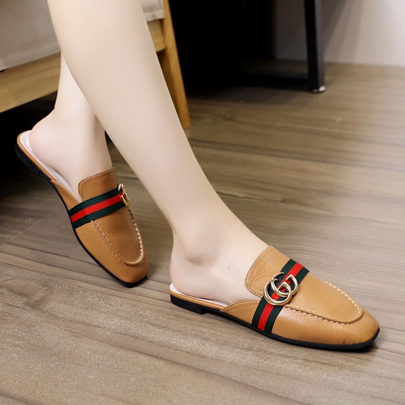 RYX - Ribbon Cleace Sepatu Slip-On Wanita Fashion Casual - Ori Import