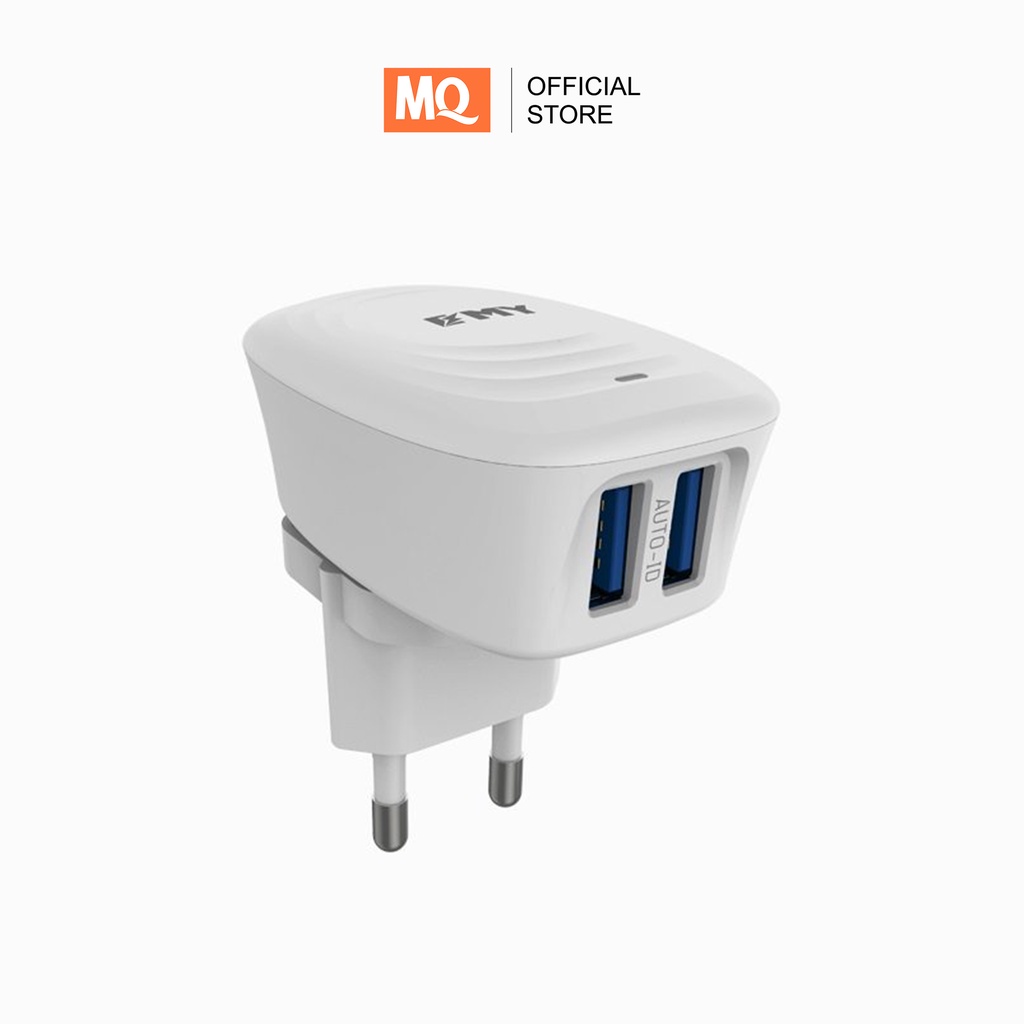 MQ Mobile Charger EMY MY-228 Fast 2.4 Amp with USB Micro Cable