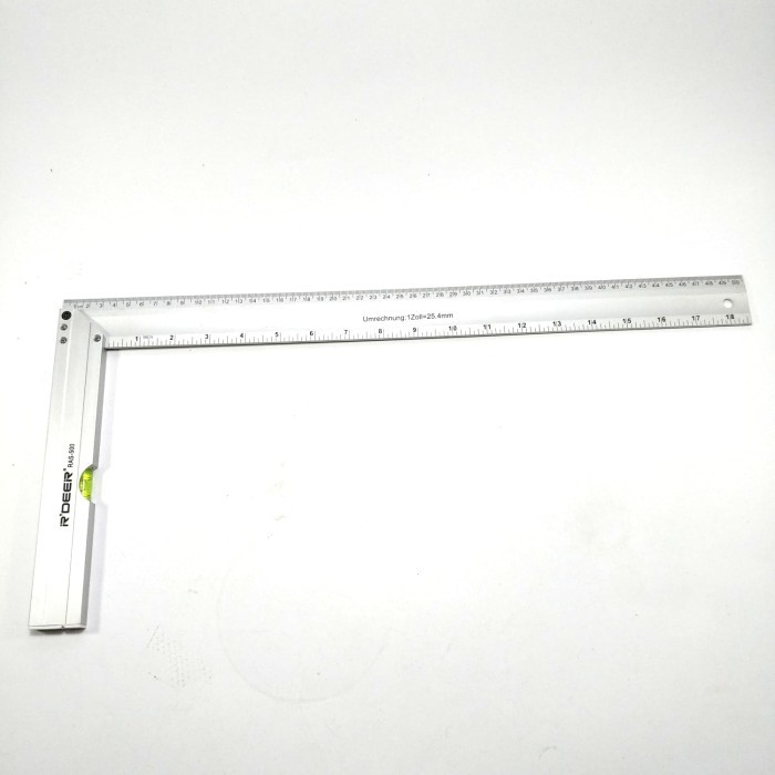 

R deer Penggaris Siku RAS-500-500mm/Aluminium