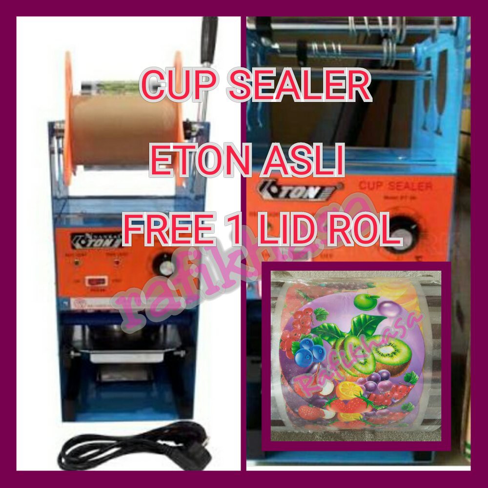 CUP SEALER MURAH SEMARANG ETON ET-D8 + PLASTIK LID ROLL limited sto