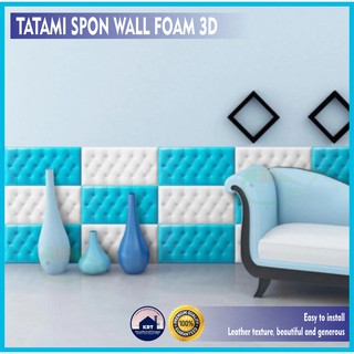 TATAMI SPON 60x30cm Wallpaper Foam 3D Stiker Dinding TATAMI SPON 60x30cm Wallpaper Foam 3D Stiker Dinding