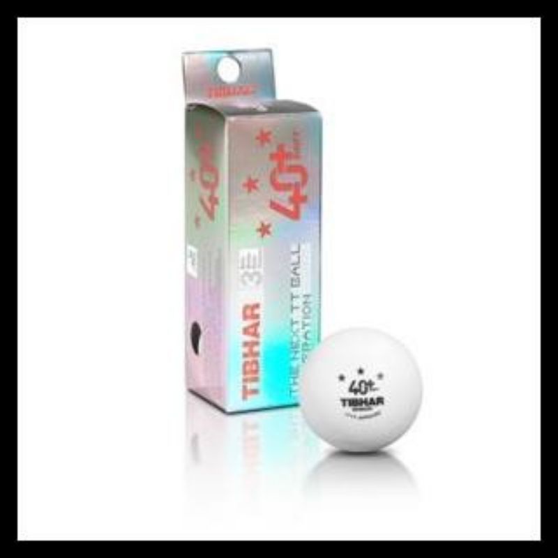 Bola Pingpong / Pimpong / Tenis Meja TIBHAR POLYBALL 40+ SynTT 3 STAR ORIGINAL