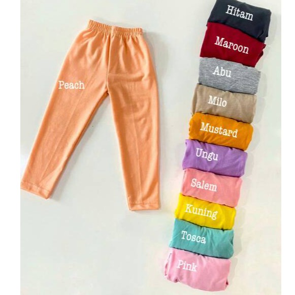 owlet-legging polos anak /celana legging anak / legging anak murah