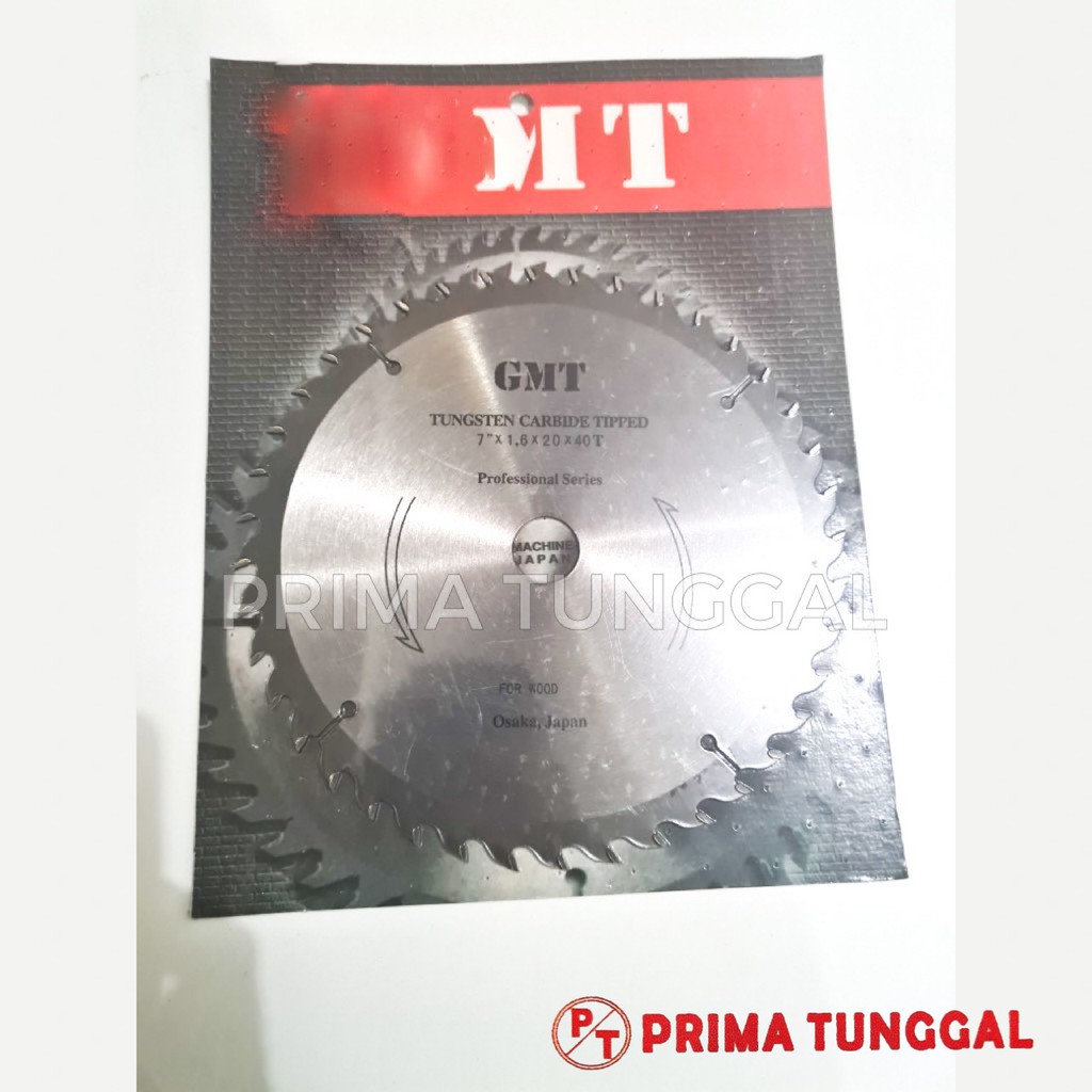 Mata Gergaji Mesin Circular Saw Blade GMT 7 Inch x 40 T Gergaji Kayu