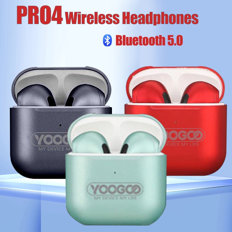 New Pro4 TWS Mini Wireless Headphones Bluetooth Earphones 5.0 Music Earpiece Sport Earbuds