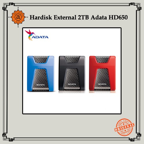 Hardisk External 2TB Adata HD650 Original