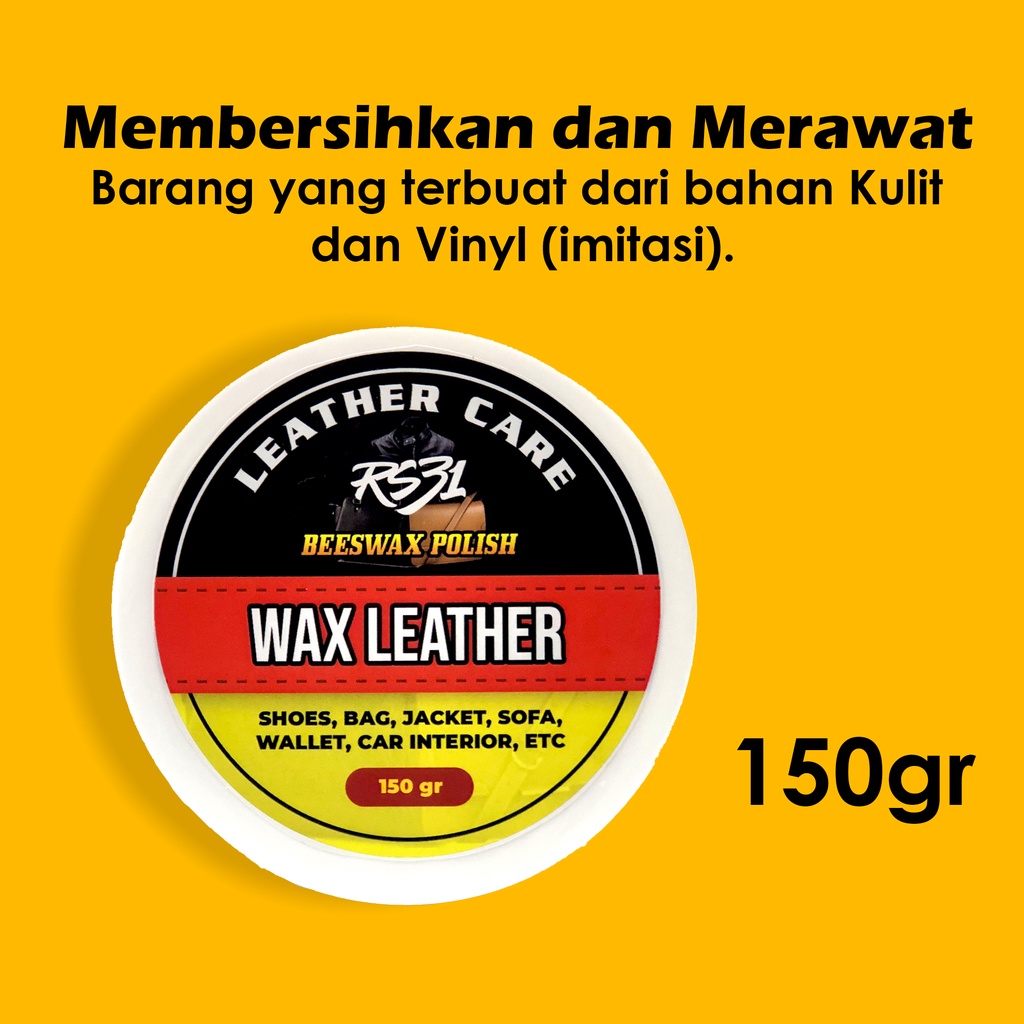 Leather Balsam (Perawatan jaket, Pembersih Tas, Sofa, Semir Sepatu Kulit &amp; Bahan Sintesis, Cleaner)