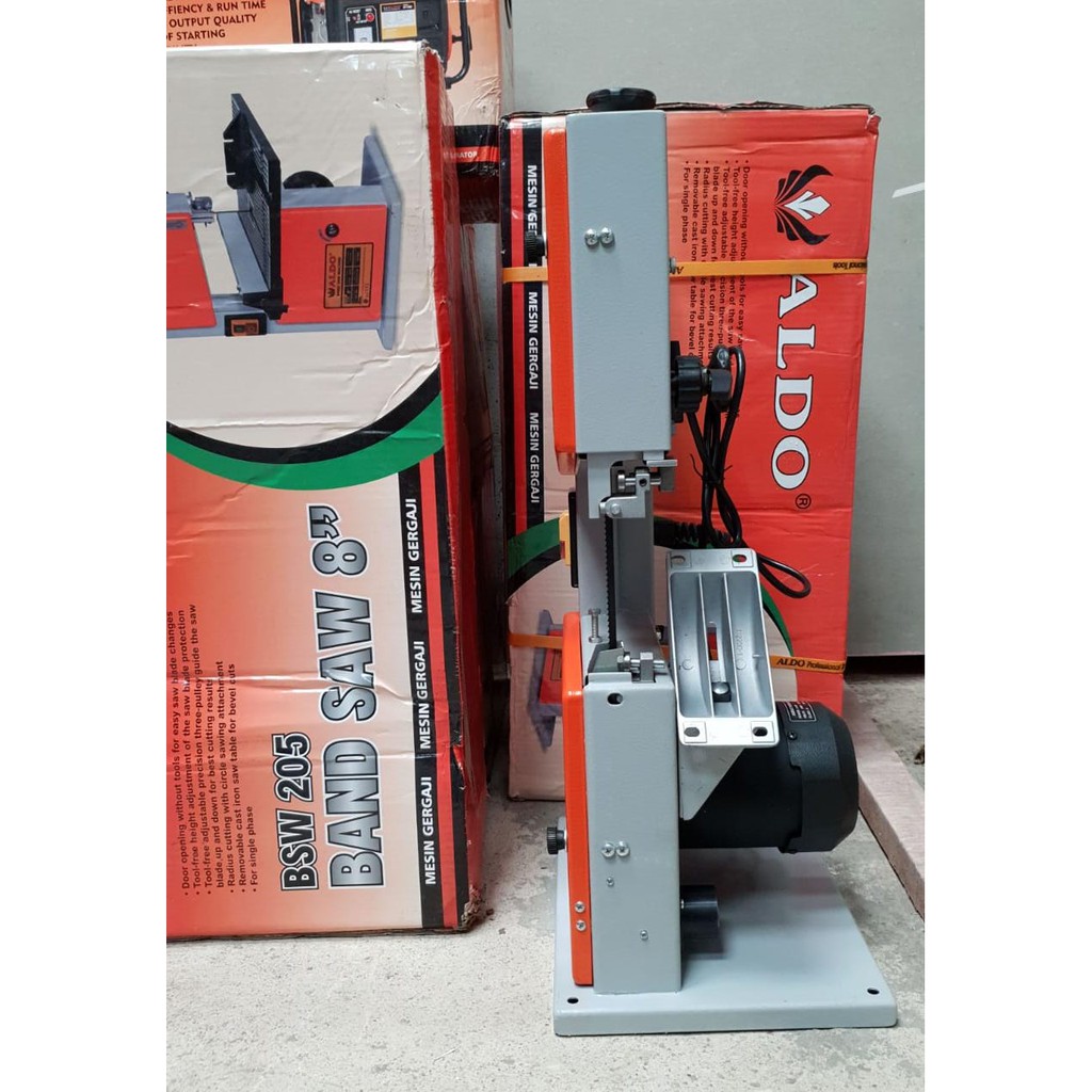 Band Saw Aldo 8 inc Mesin Gergaji Kayu Bandsaw 200 mm Mesin Ukir Besar